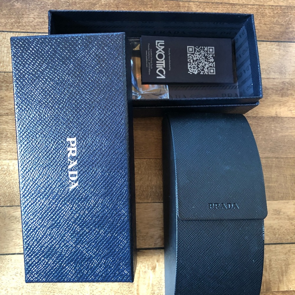 Prada Sunglasses with Rose and Gold Hues - Picture 2 of 6
